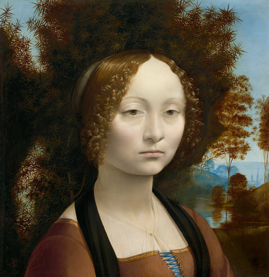 Ginevra de' Benci - Leonardo da Vinci (120 x 120cm)