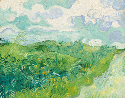 Campos de Trigo Verde, Auvers - Vincent van Gogh (144 x 105cm)