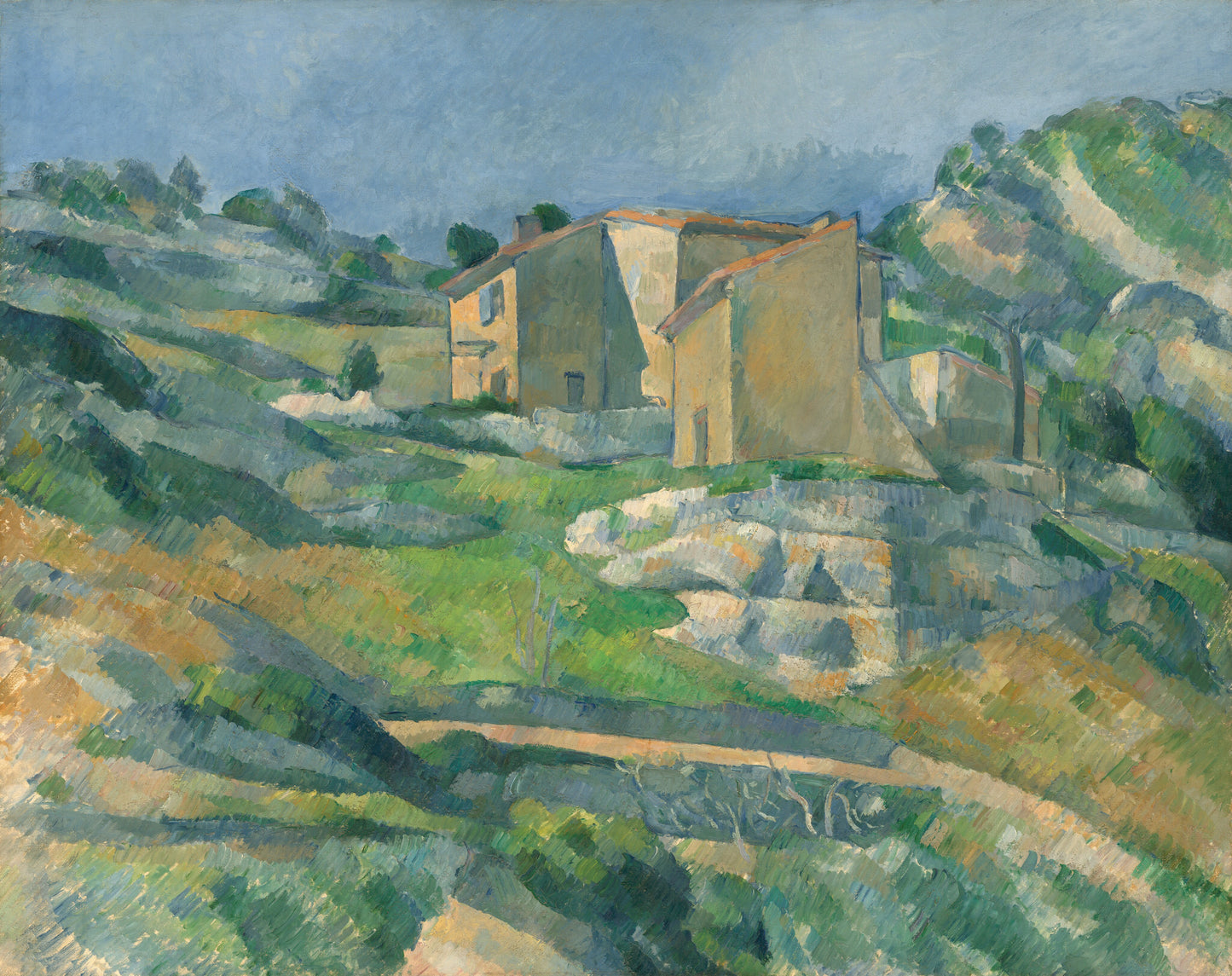 Casas en Provenza, Valle de Riaux cerca de L'Estaque - Paul Cézanne (144 x 114cm)