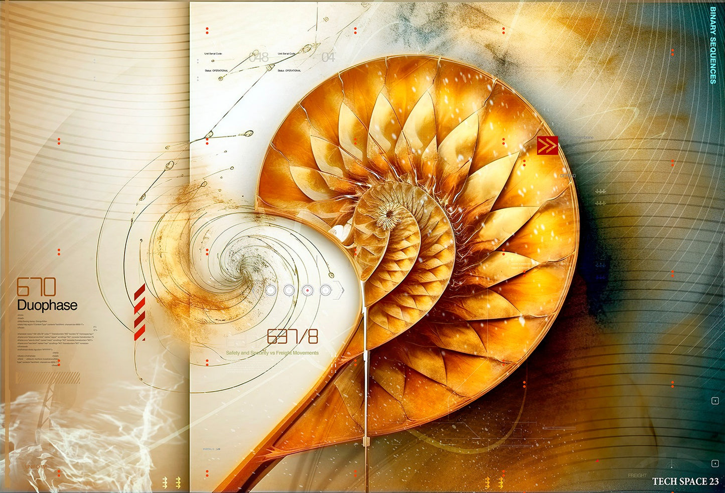 Nautilus - (100 x 90cm)