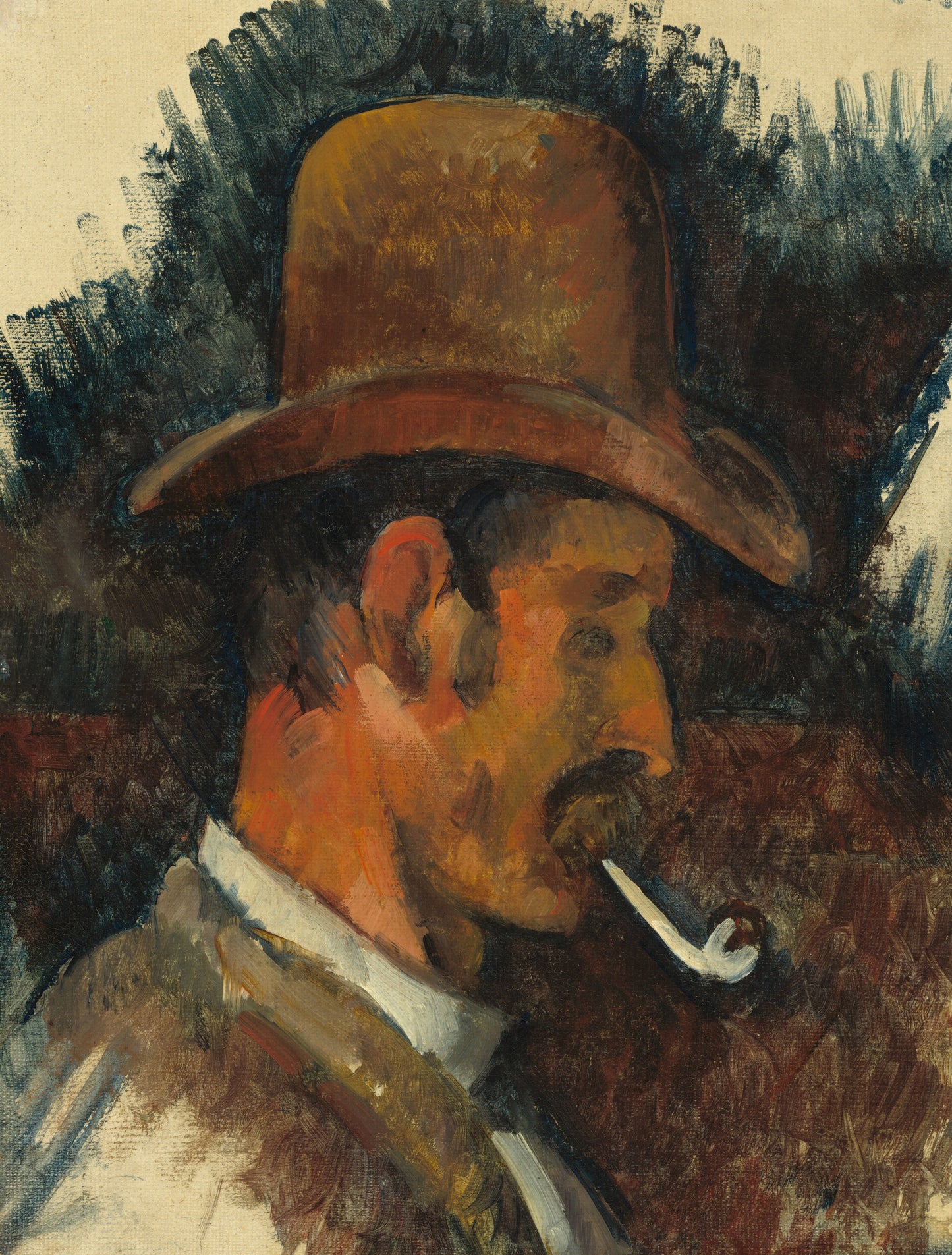 Hombre con Pipa - Paul Cézanne (109 x 144cm)