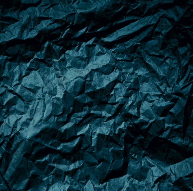 Textura de Papel Arrugado Azul