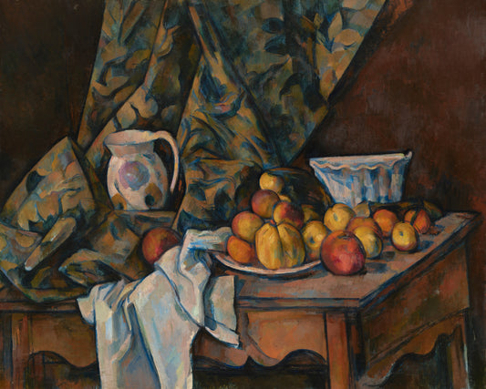 Naturaleza Muerta con Manzanas y Duraznos - Paul Cézanne (115 x 144cm)